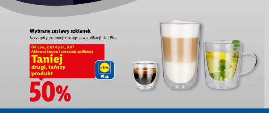 Zestaw szklanek do espresso +3 warianty