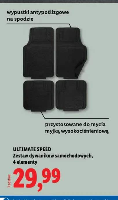 Zestaw dywaników samochodowych ULTIMATE SPEED