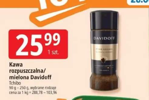 Kawa mielona Davidoff +1 wariant