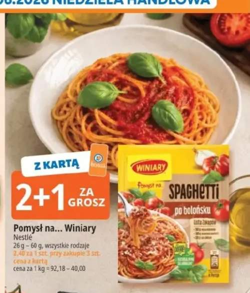 Pomysł na... Spaghetti po bolońsku Winiary