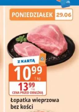 Łopatka wieprzowa bez kości