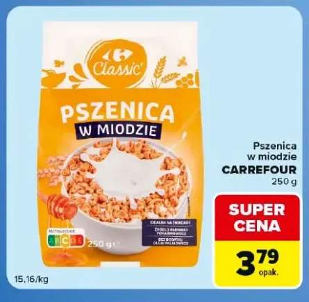 Pszenica w miodzie Carrefour Classic