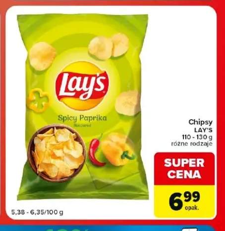 Chipsy Lay's Spicy Paprika