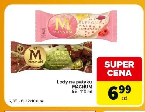 Lody na patyku Magnum Signature Pistachio +1 wariant