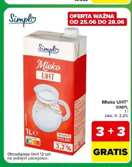 Mleko UHT Simply 3,2%