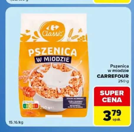Pszenica w miodzie Carrefour Classic