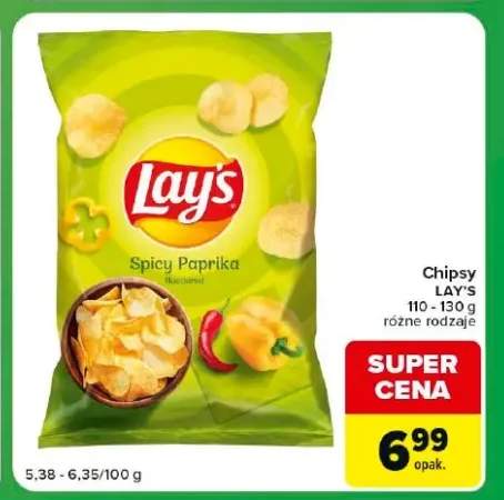 Chipsy Lay's Spicy Paprika