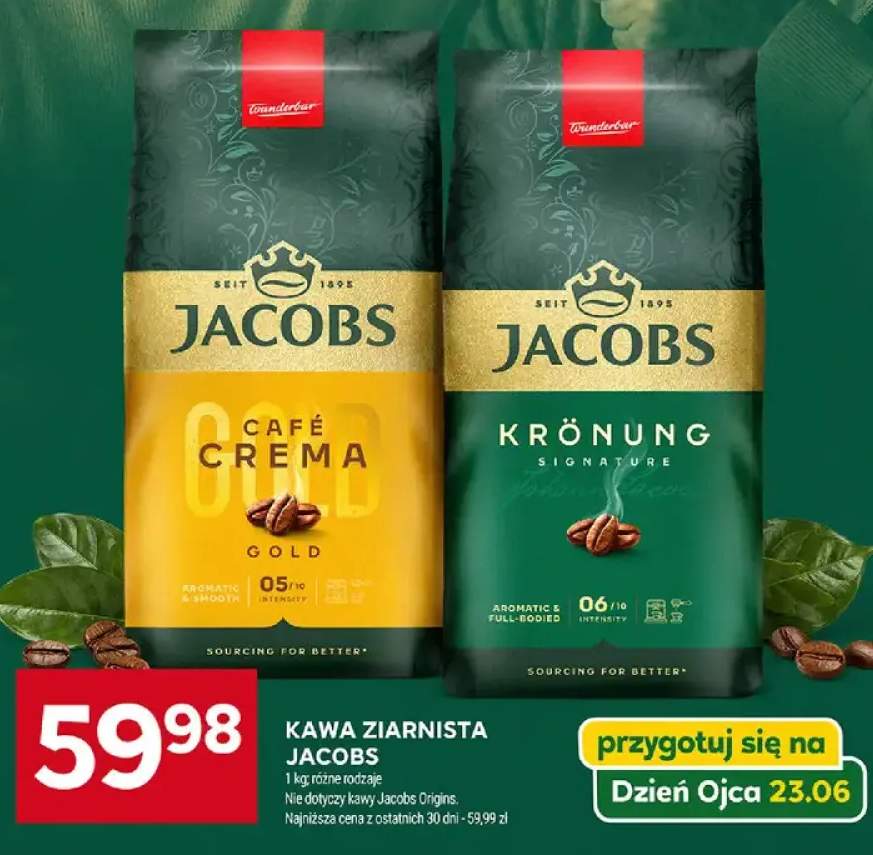 Kawa ziarnista Jacobs Krönung Signature +1 wariant