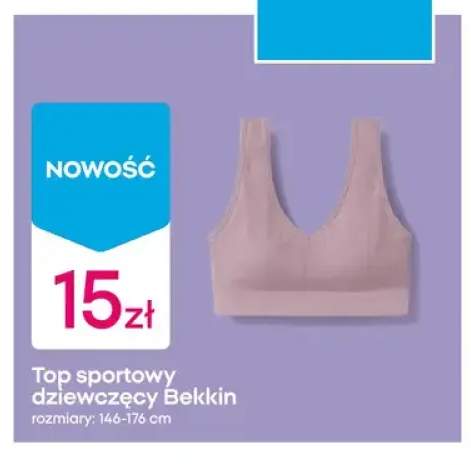 Top sportowy dziewczęcy Bekkin