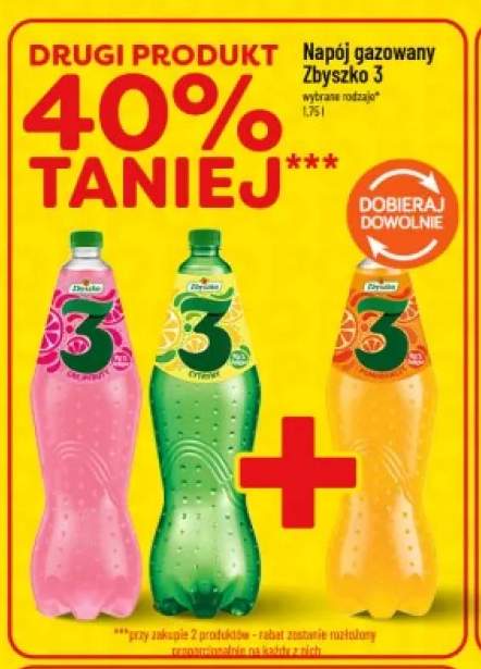 Napój gazowany Zbyszko 3 Grejfruty +2 warianty