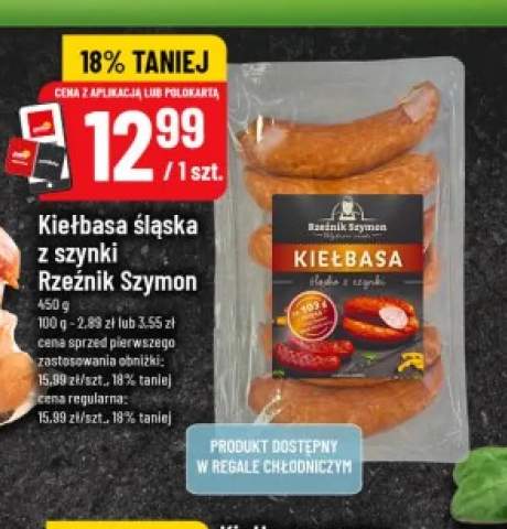 Kiełbasa śląska z szynki Rzeźnik Szymon