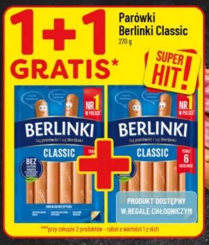 Parówki Berlinki Classic