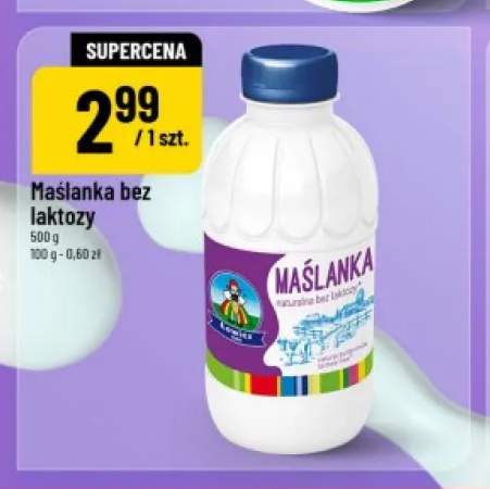 Maślanka bez laktozy Łowicz