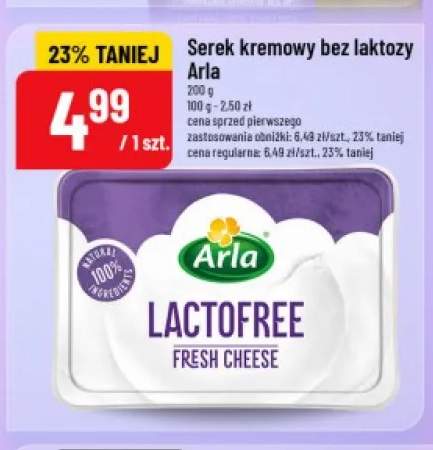 Serek kremowy bez laktozy Arla Lactofree