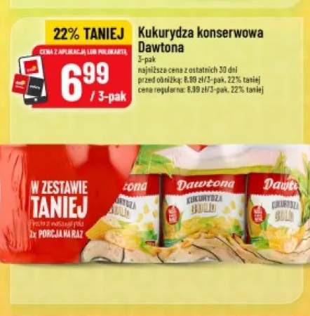 Kukurydza konserwowa Dawtona 3-pak