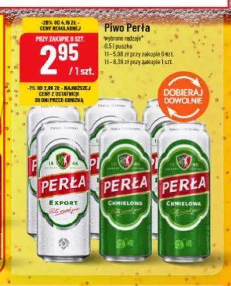 Piwo Perła Export +1 wariant