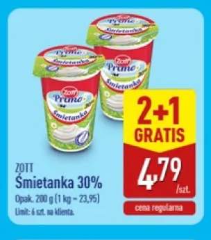 Śmietanka 30% Zott Primo