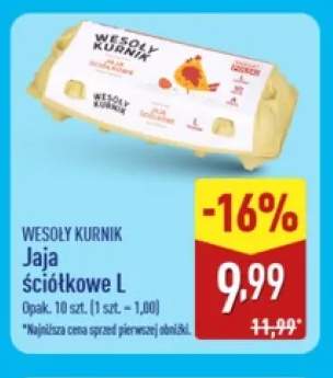 Jaja ściółkowe Wesoły Kurnik klasa L