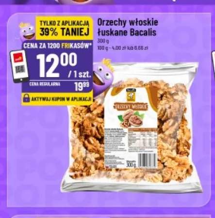 Orzechy włoskie łuskane Bacalis