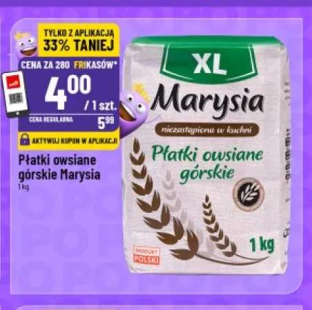 Płatki owsiane górskie Marysia