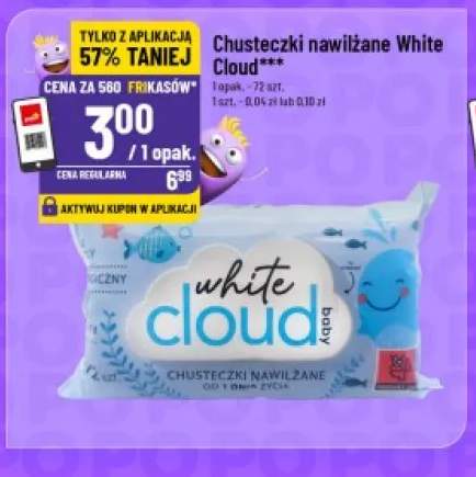 Chusteczki nawilżane White Cloud