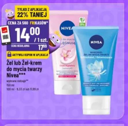 Żel-krem do mycia twarzy Nivea z olejkiem migdałowym +1 wariant