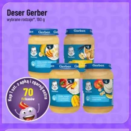 Deser Gerber Jabłko mango i brzoskwinie z twarożkiem +3 warianty