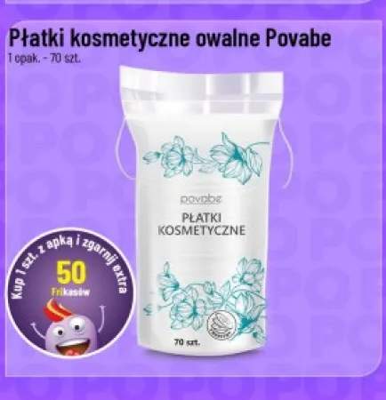 Płatki kosmetyczne owalne Povabe