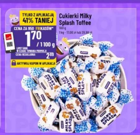 Cukierki Milky Splash Toffee Roshen