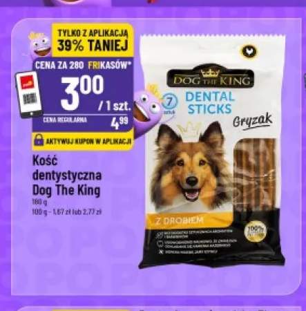 Kość dentystyczna Dog The King Gryzak z drobiem
