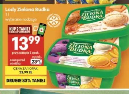 Lody Zielona Budka mango marakuja śmietankowe +1 wariant
