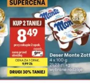 Deser Monte Zott 4-pak