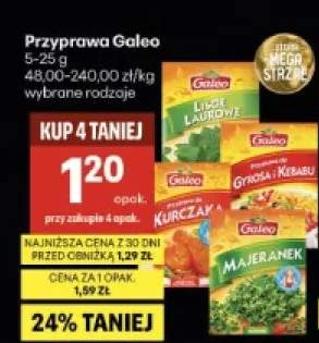 Przyprawa Liście Laurowe Galeo +3 warianty