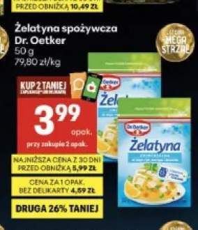 Żelatyna spożywcza Dr. Oetker