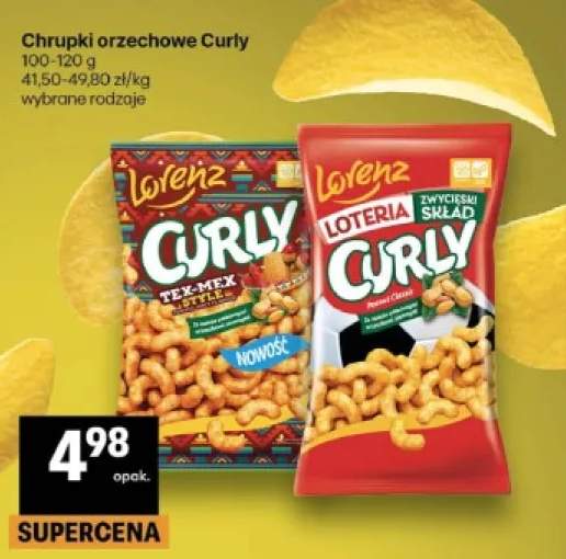 Chrupki orzechowe Curly Tex-Mex Style +1 wariant