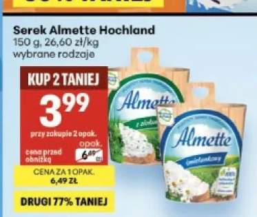 Serek twarogowy Almette z ziołami +1 wariant