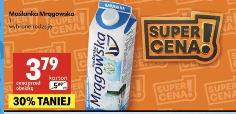 Maślanka naturalna Mrągowska