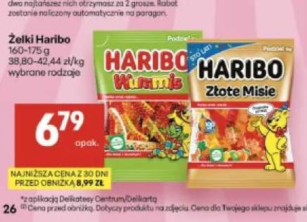 Żelki Haribo Wummis +1 wariant