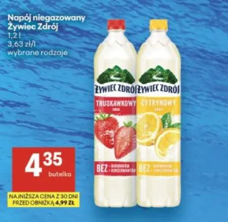 Napój niegazowany Żywiec Zdrój truskawkowy +1 wariant