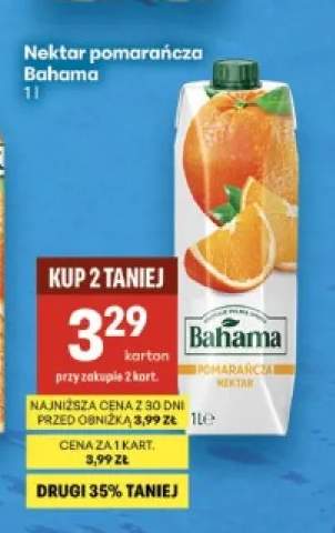 Nektar pomarańczowy Bahama