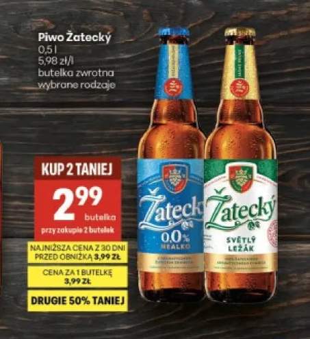 Piwo bezalkoholowe Žatecký Nealko +1 wariant