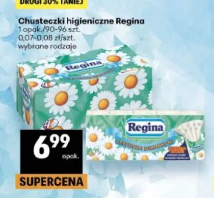 Chusteczki higieniczne Regina