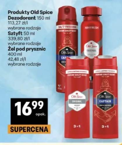 Dezodorant w sprayu Old Spice Captain +3 warianty