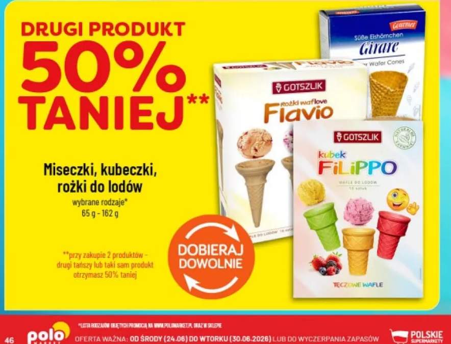 Rożki waflowe Gotszlik Flavio +2 warianty