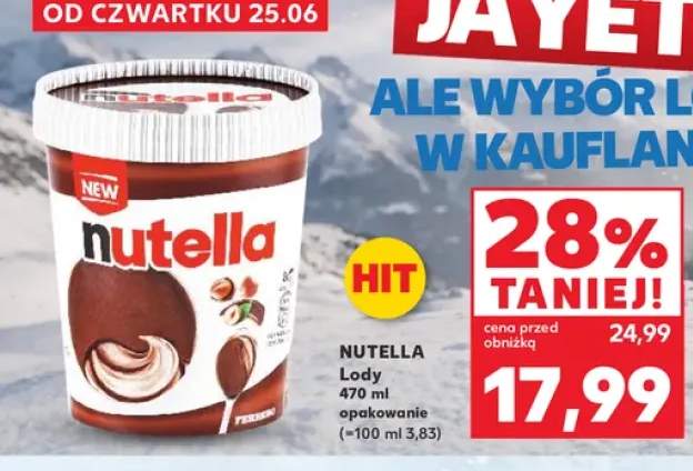 Lody Nutella