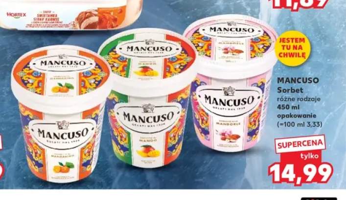 Sorbet Mandarynka Mancuso +2 warianty