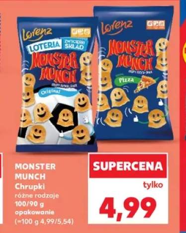 Chrupki Monster Munch Original +1 wariant