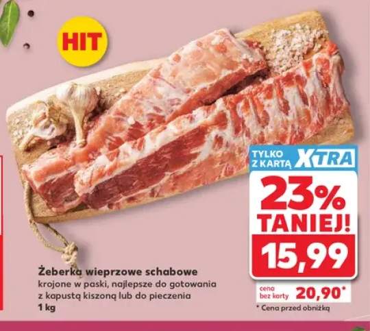 Żeberka wieprzowe schabowe