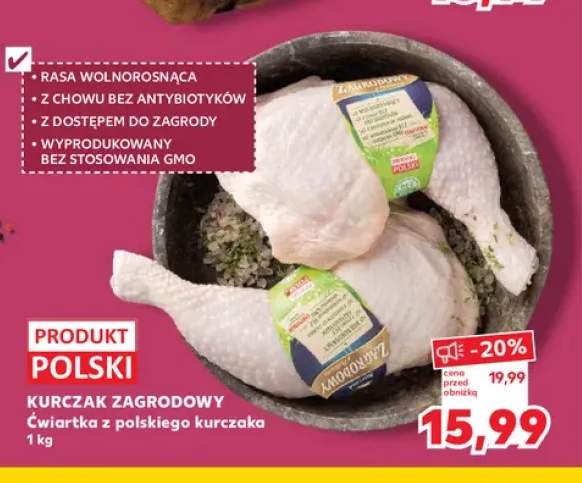 Ćwiartka z polskiego kurczaka Kurczak Zagrodowy