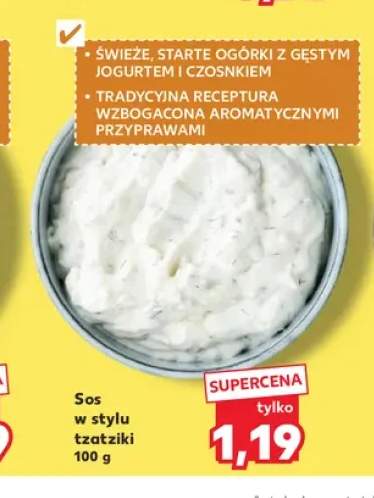 Sos w stylu tzatziki